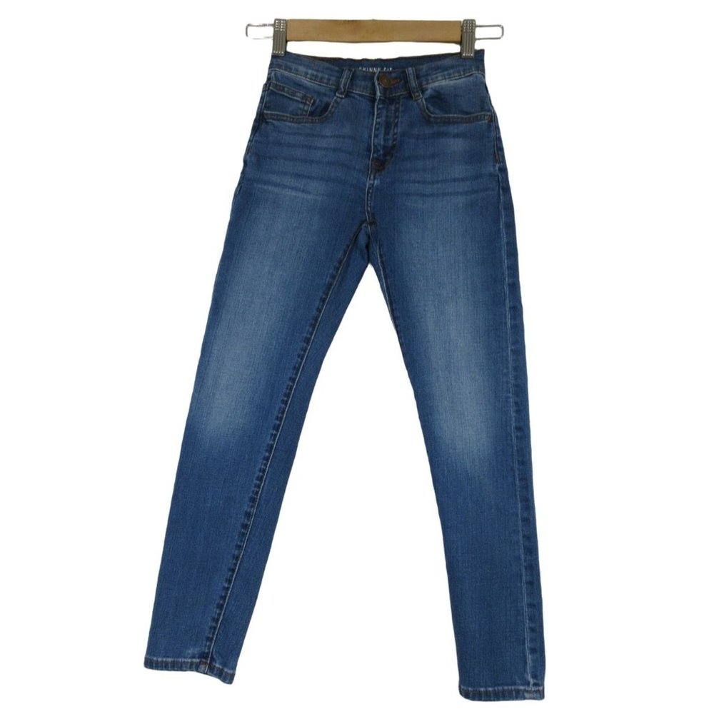 Zara kids unisex skinny fit blue‎ jeans 9